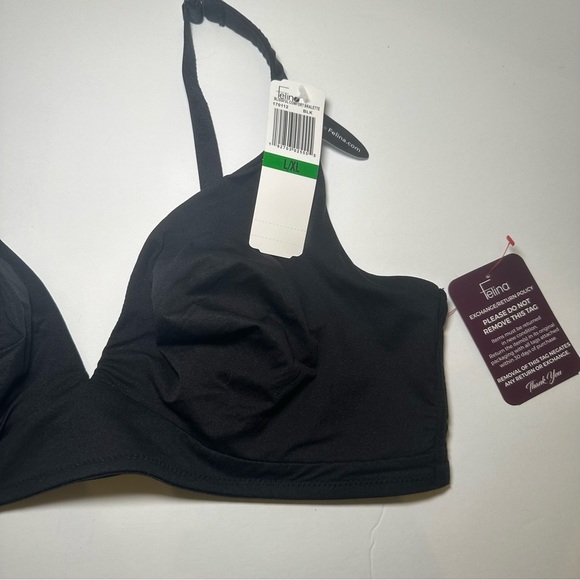 NWT Felina Black Blissful Comfort Bralette Size L/XL - Picture 7 of 9